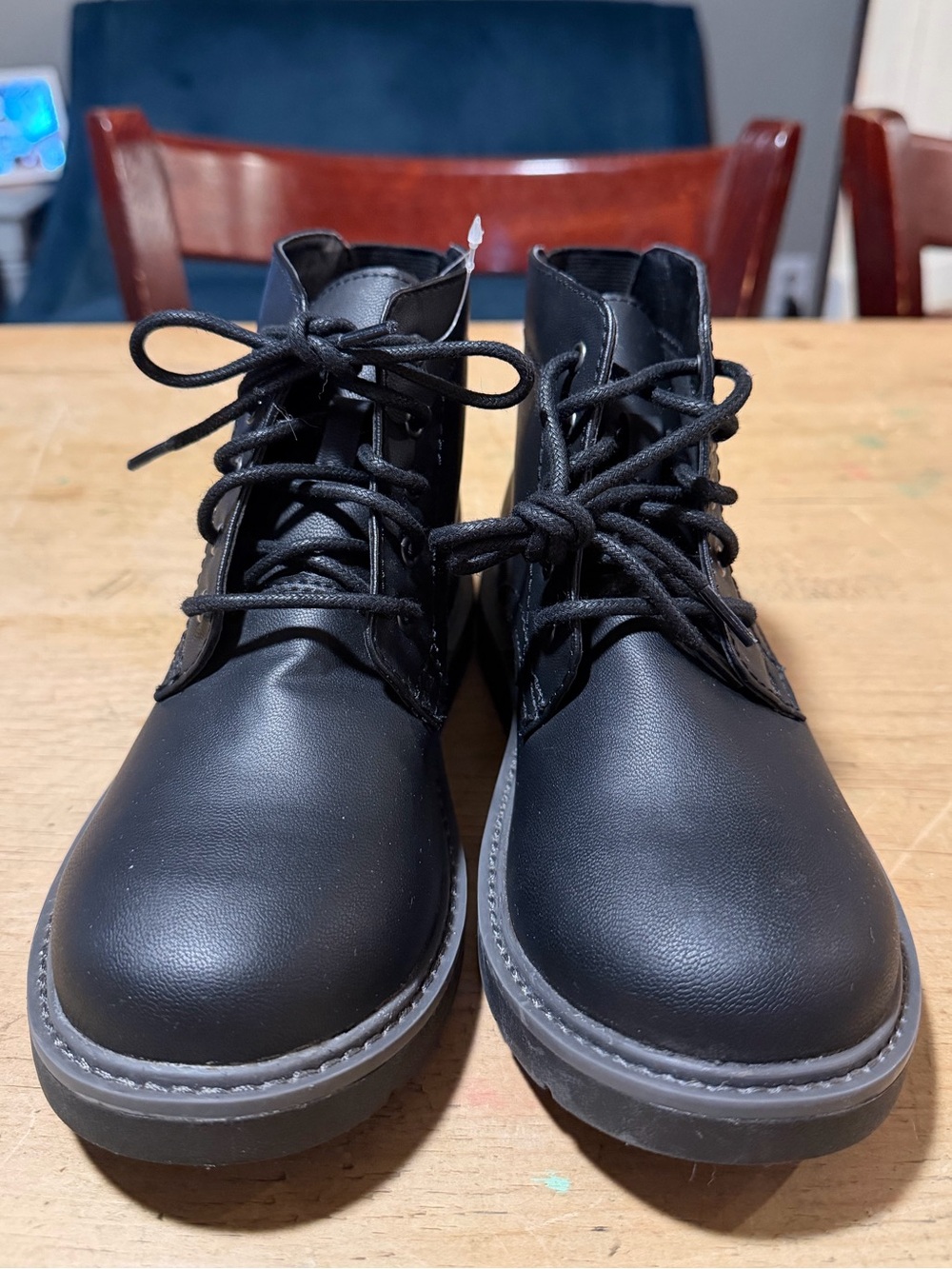 Target Black Lace-Up Ankle Boots